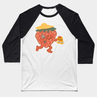 Strawberry Strawbebbie Baseball T-Shirt